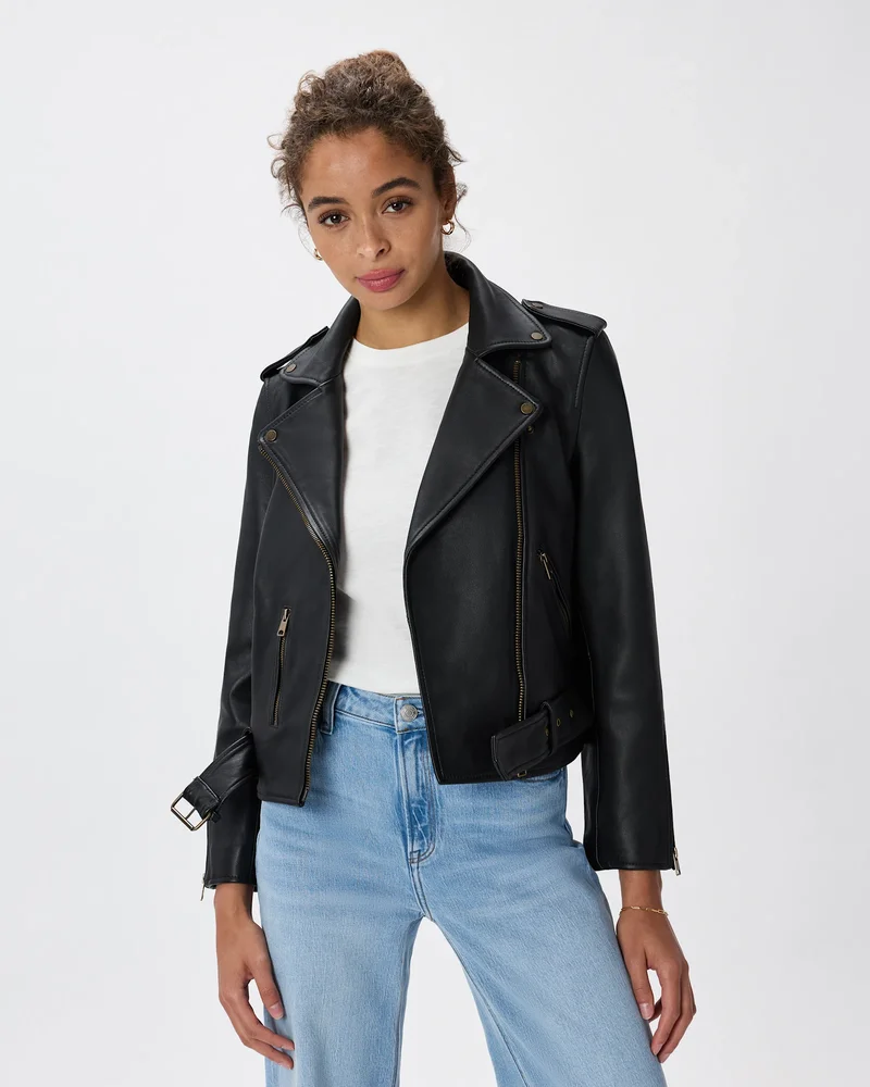 100% Leather Motorcycle Jacket