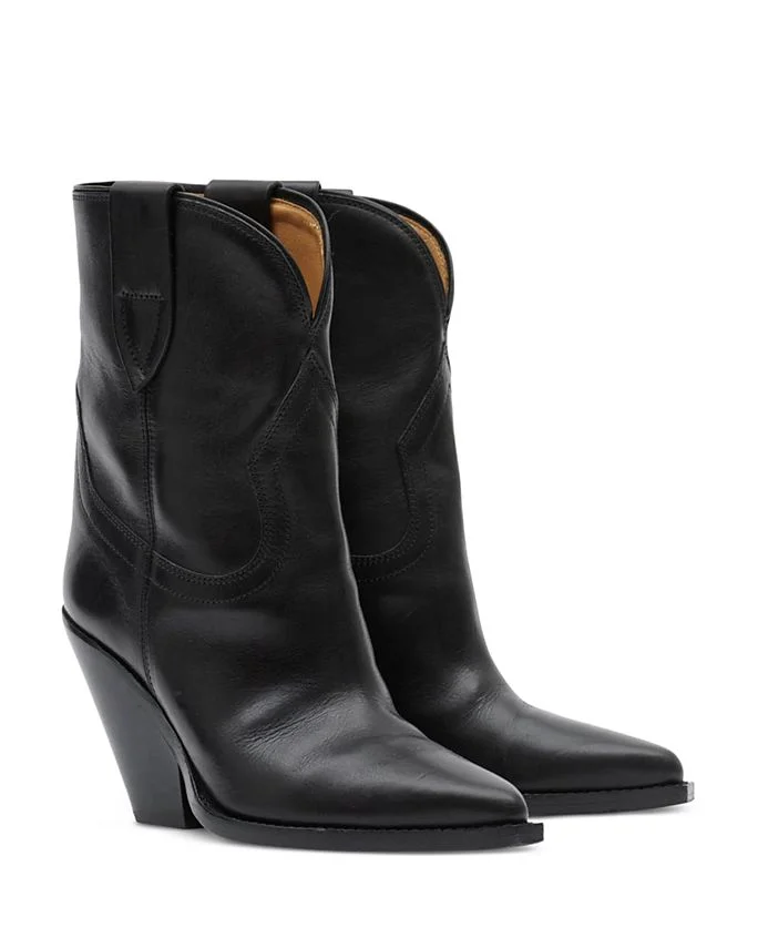 Womens' Leyane Heeled Western Ankle Boots