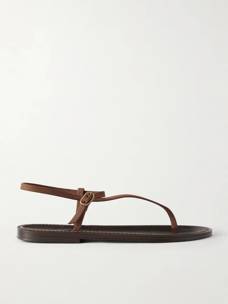 Vassili nubuck thong sandals