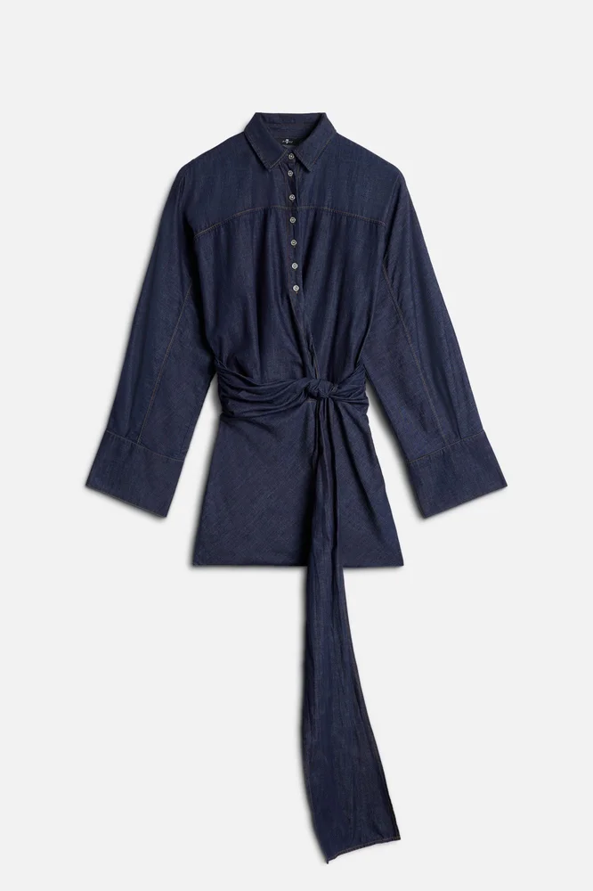 The Knit Tie Stripe Dress
