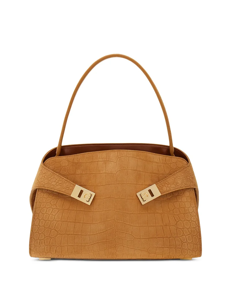 Hug Soft Suede Shoulder Bag