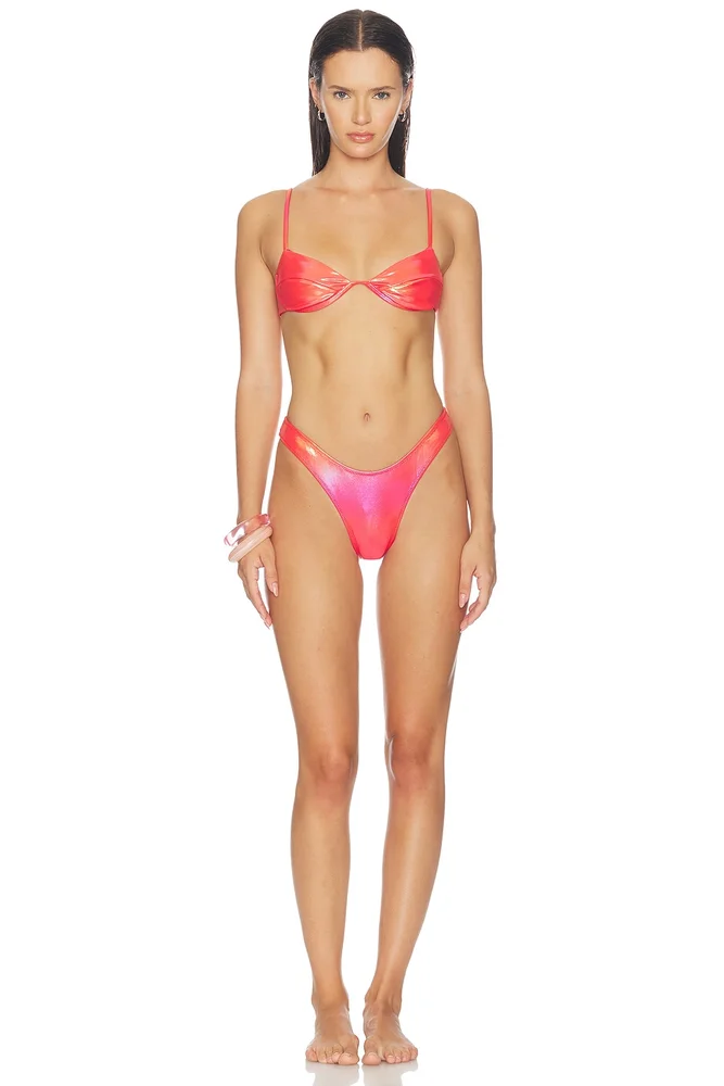 Latex Splash Apple Bikini Set