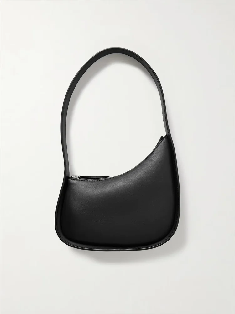 Half Moon leather shoulder bag