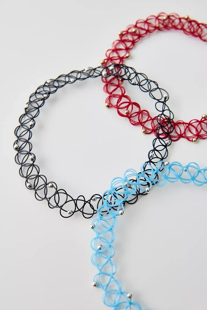 Stretchy Tattoo Choker Necklace