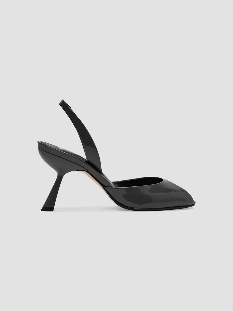 Miranda 85MM Patent Leather Slingback Pumps