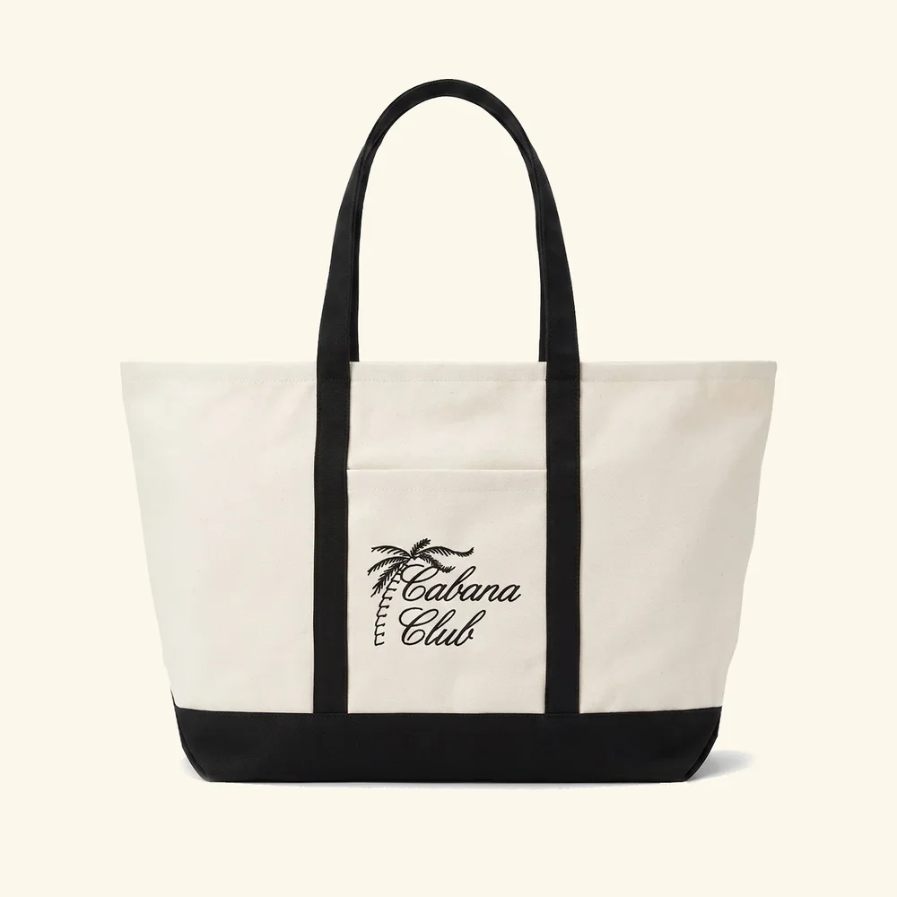 Cabana Club Tote - Natural/Black