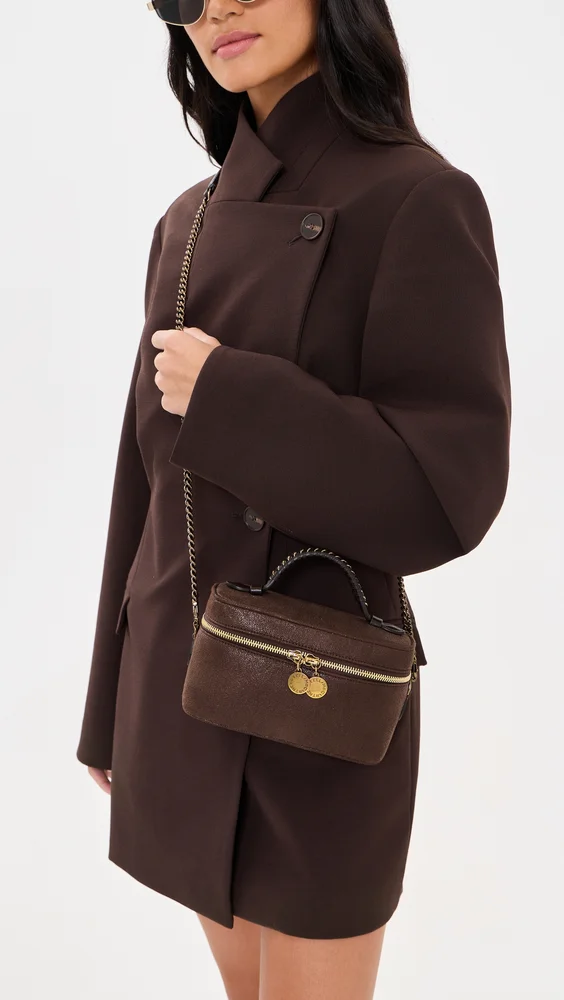 Falabella Vanity Case Eco Shaggy Deer Crossbody Bag