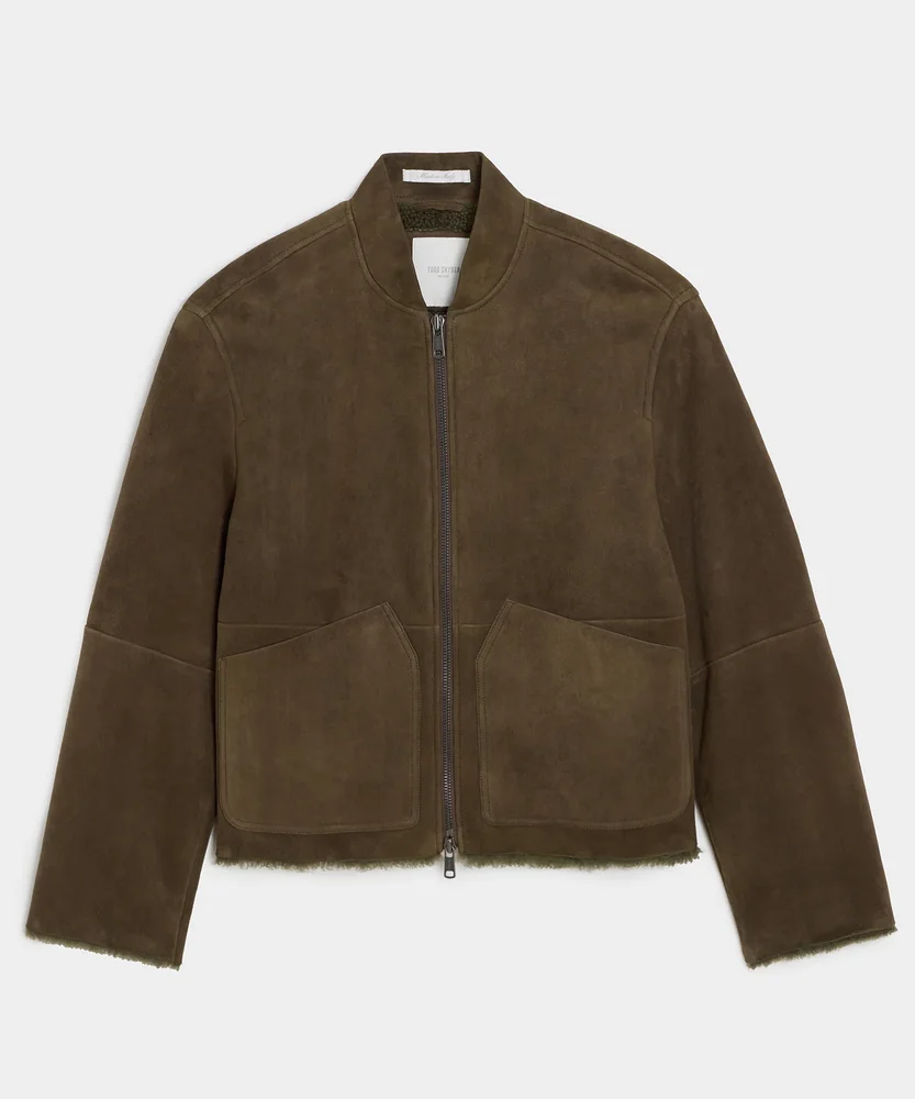 Italian Shearling Aviator Jacket