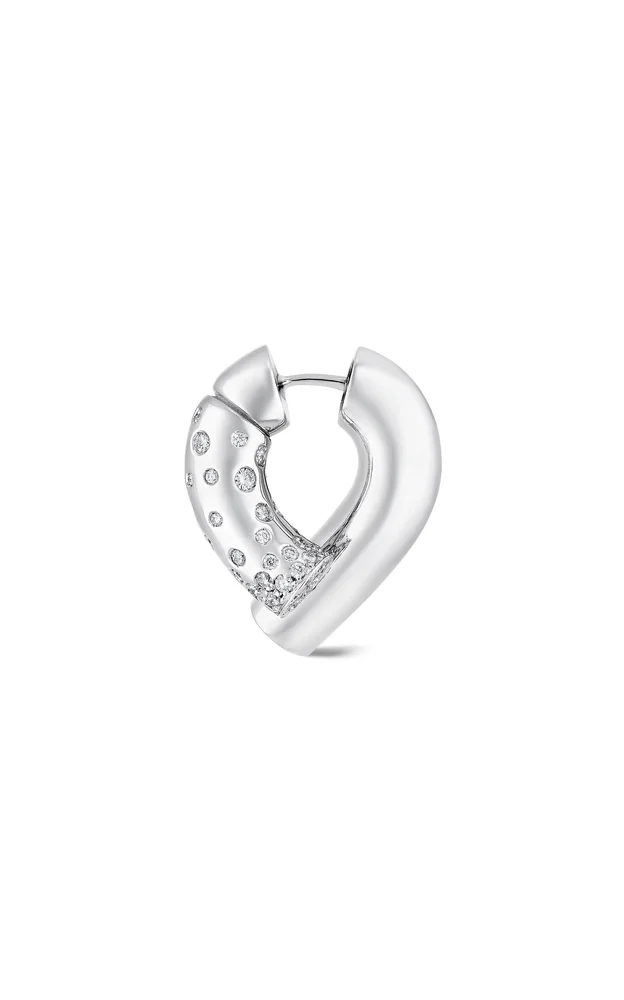 Small Oera 18K White Gold Earring