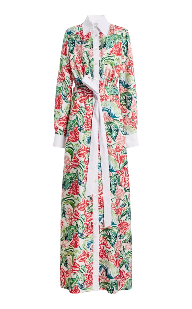 Off the Cuff Silk Maxi Dress