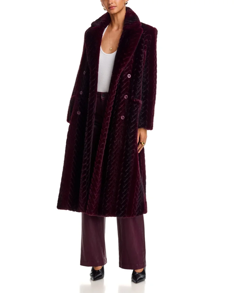 Icelyn Double Breasted Long Coat