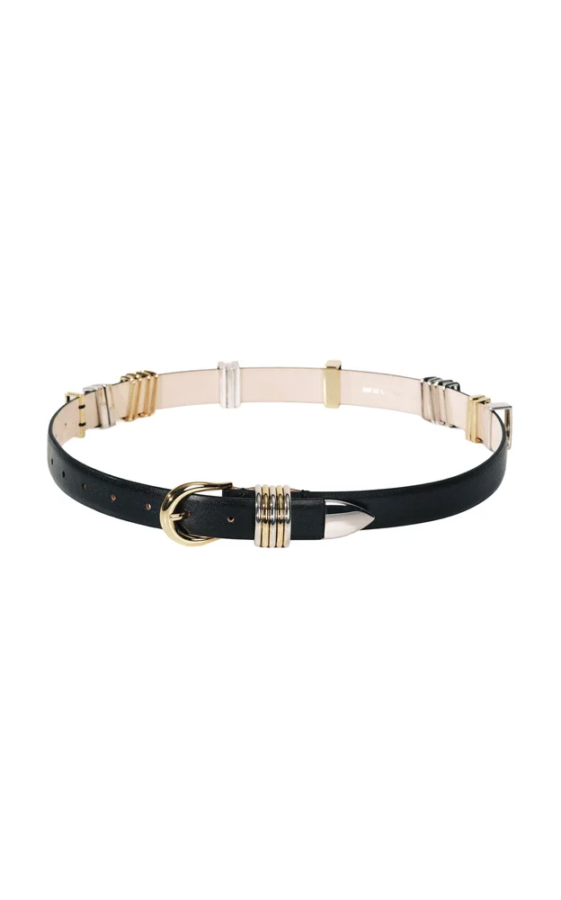 Hollyhock Messy Leather Belt