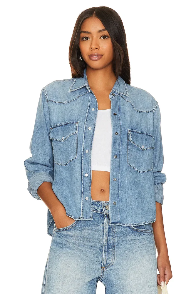 Cropped Western Shirt