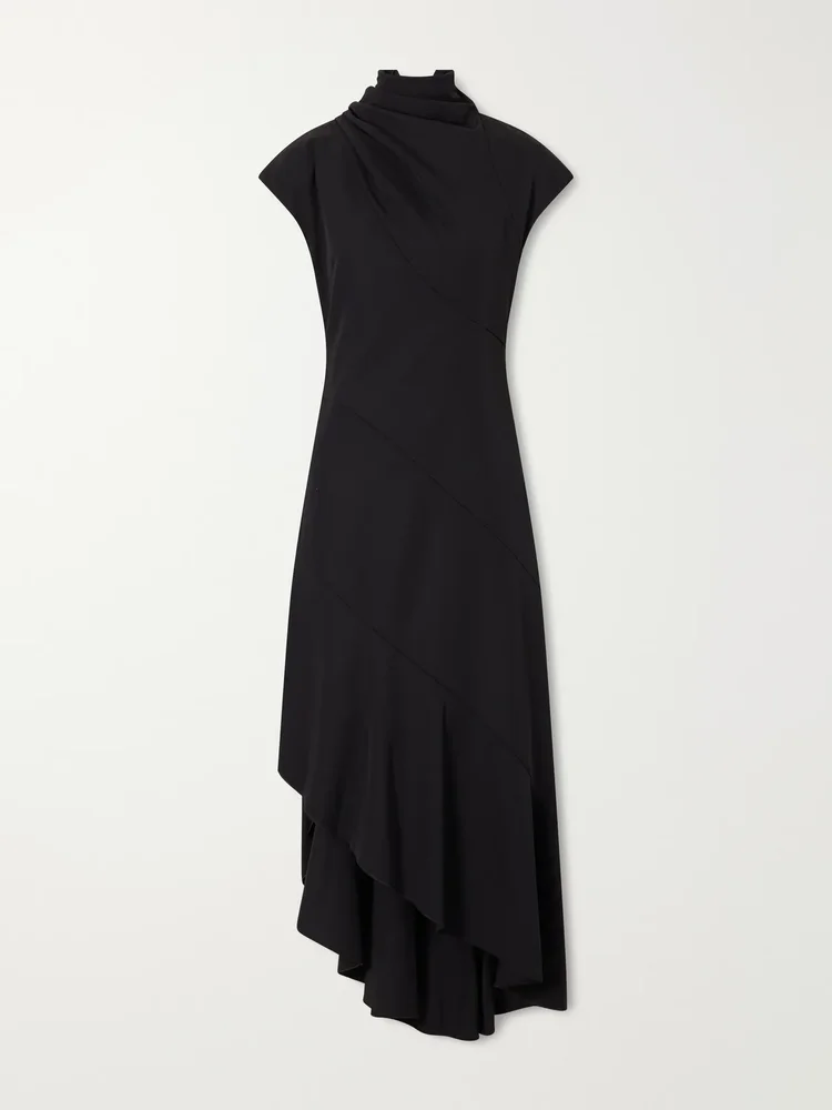 Elodine draped jersey maxi dress
