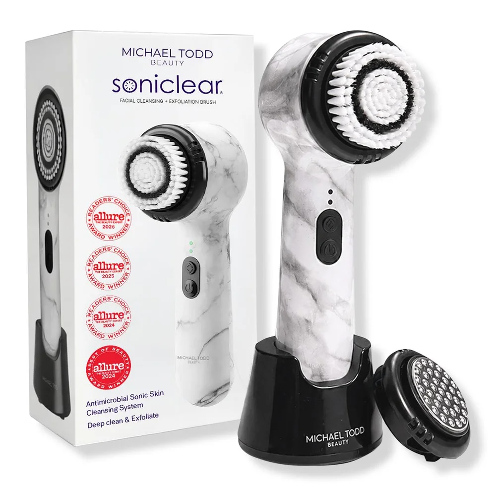 Soniclear Sonic Cleansing Brush w/Antimicrobial Bristles