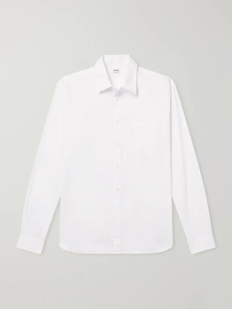 Button-Down Cotton-Poplin Shirt