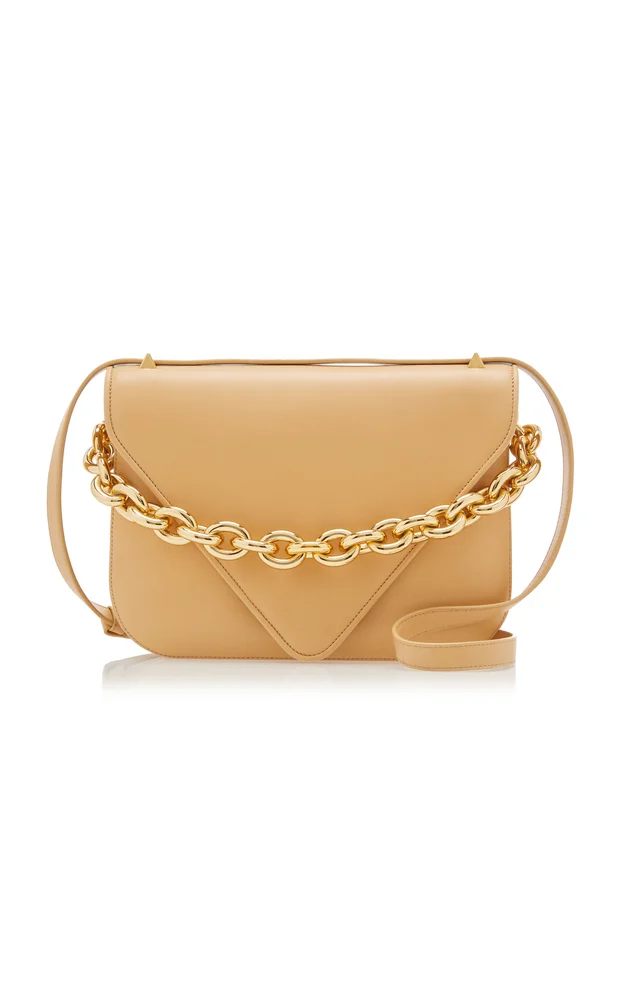 The Mount Large Leather Envelope Chain Bag