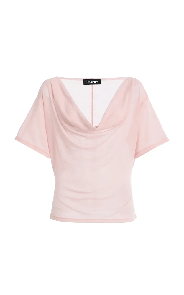 Madeo Cowl Neck Jersey Top