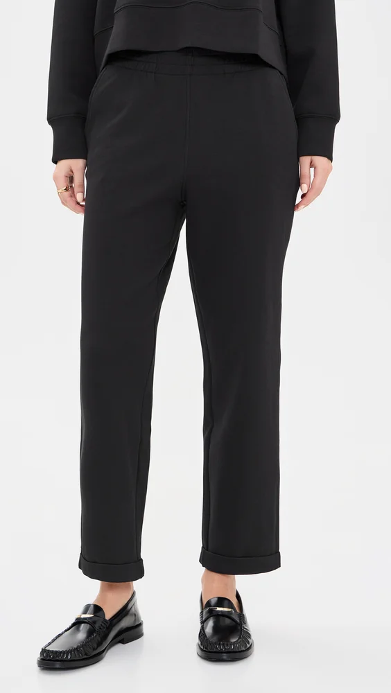 Flat Front Cuffed Pants
