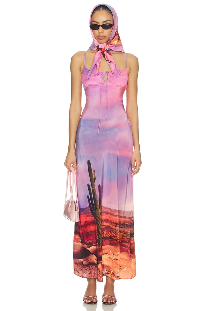 x REVOLVE Timeless Palm Spring Dress With Head Scarf