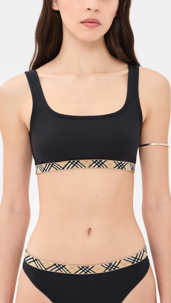 Check Bikini Top