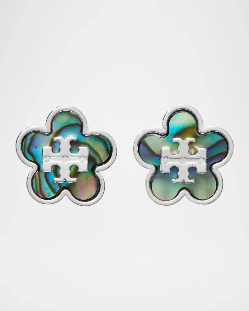 Forget Me Not Stud Earrings, Silver