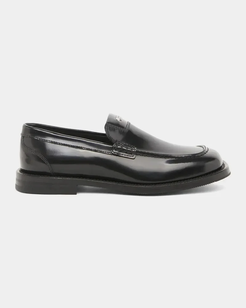 Logo Leather Loafers