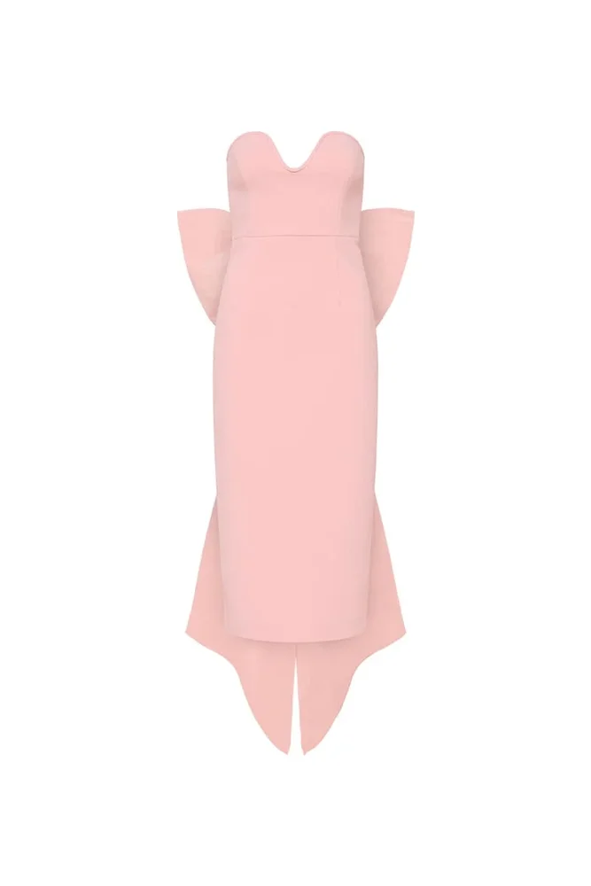 Annabelle Strapless Midi Dress