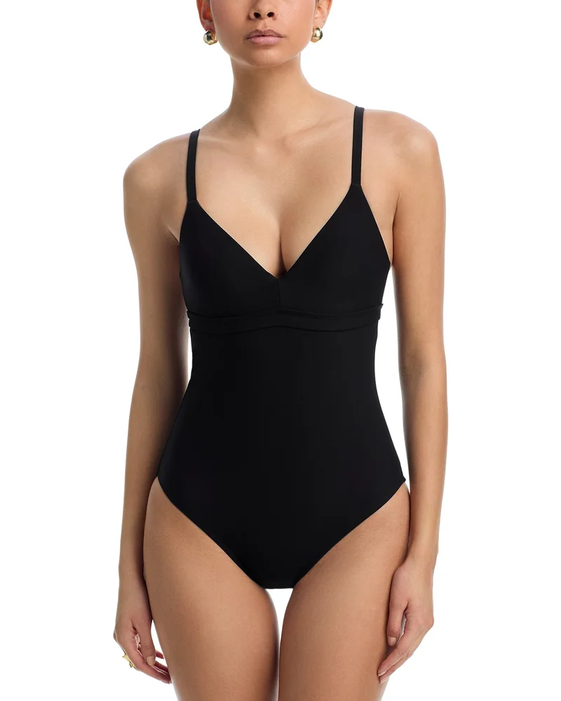 DreamSculpt® Push Up Plunge One Piece Swimsuit