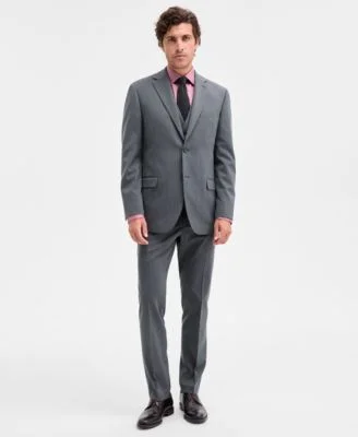 Men's Modern-Fit Vested Nested Suit