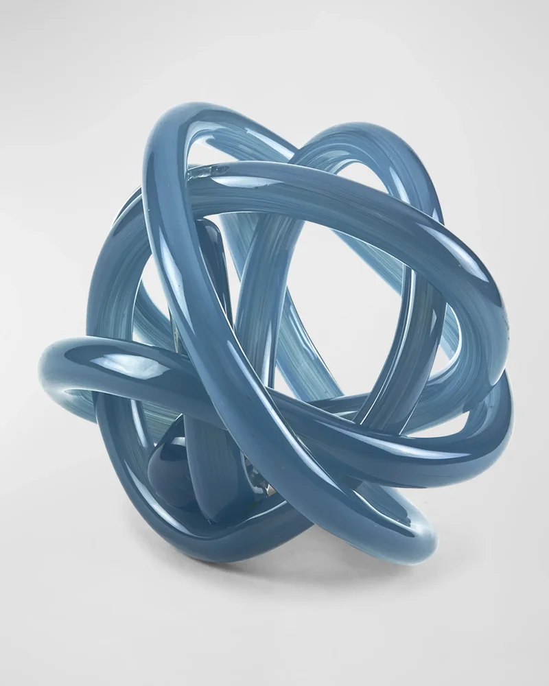 Glass Knot Decorative Accent