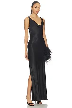 Anouk Cowl Neck Maxi Dress
