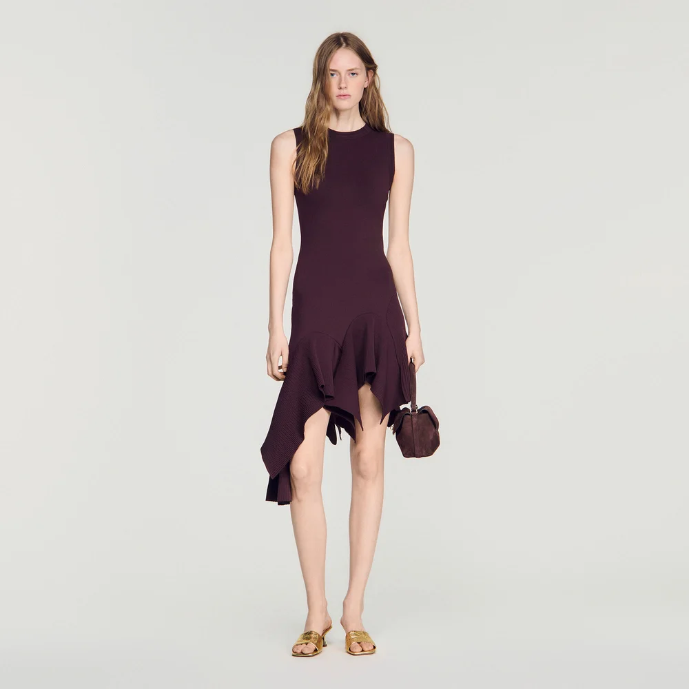 ASYMMETRIC KNIT DRESS