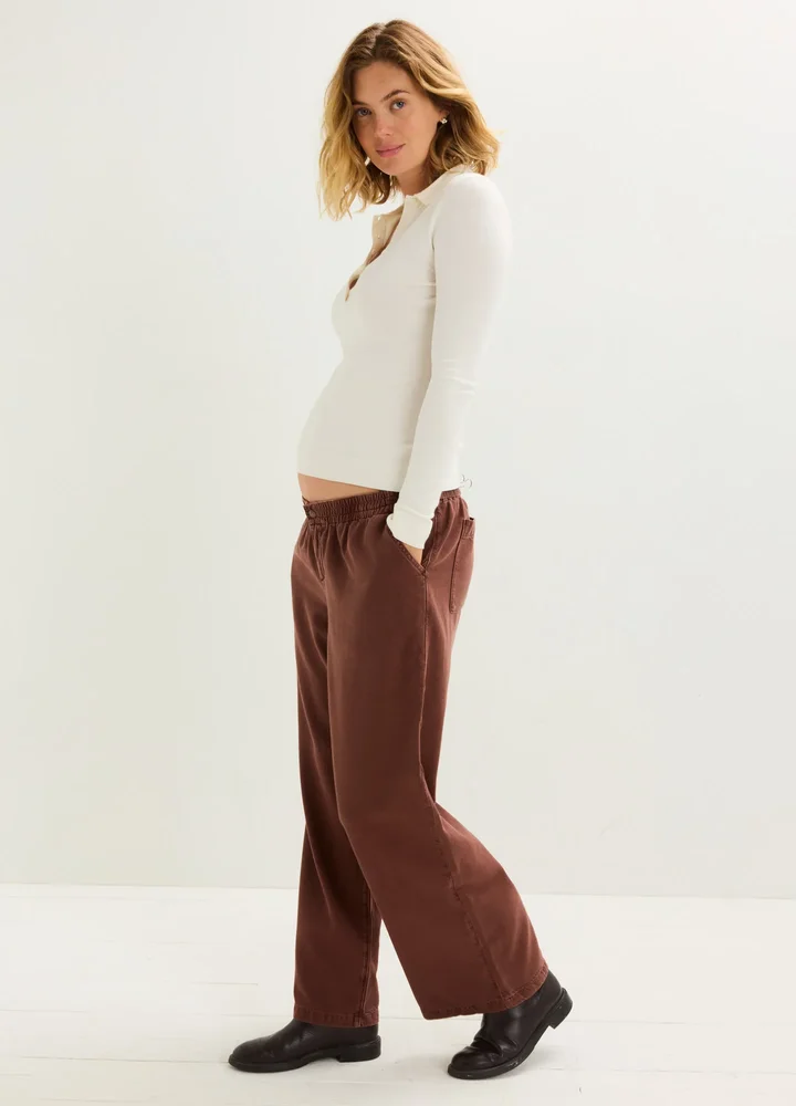 Drapey Denim Ellie Pant