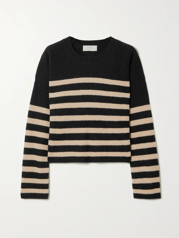 The 100% Cashmere Maeve Mini Duster Sweater in Regatta Blue
