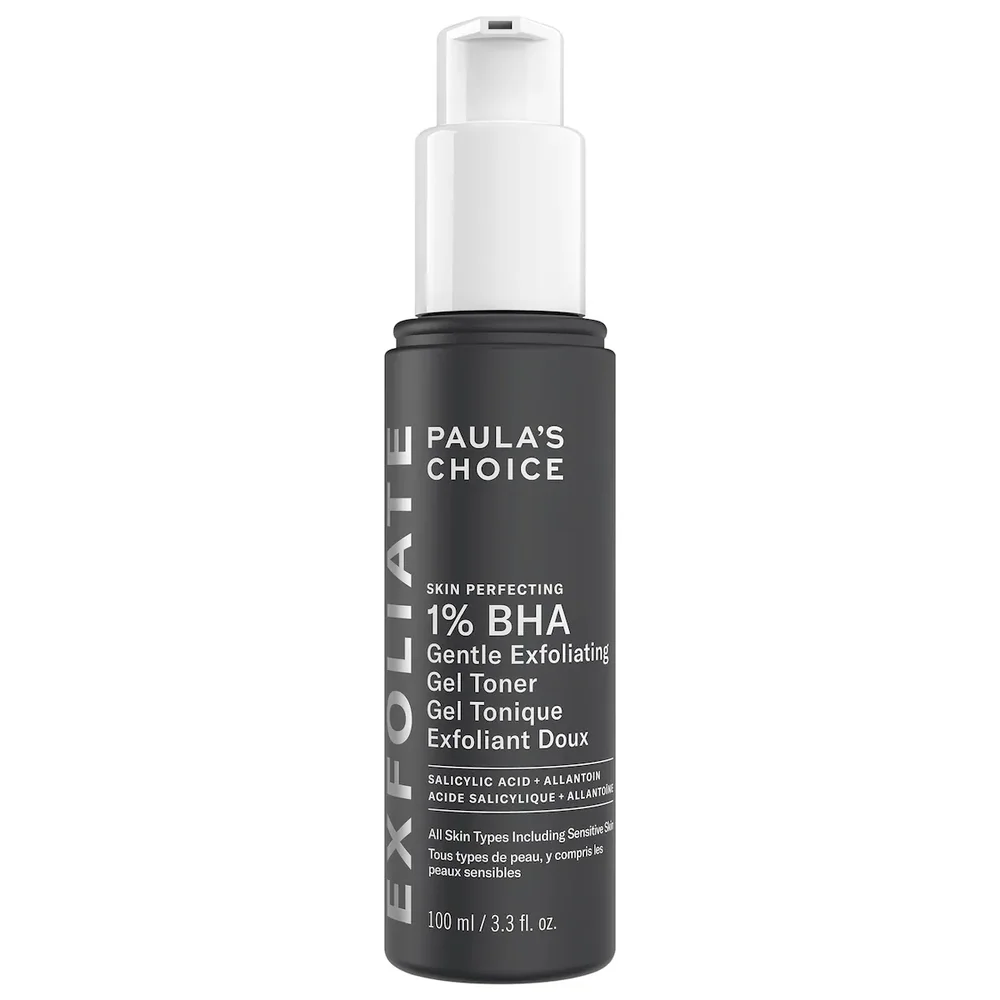 Skin Perfecting 1% BHA Gentle Exfoliating Gel Toner for Sensitive Skin