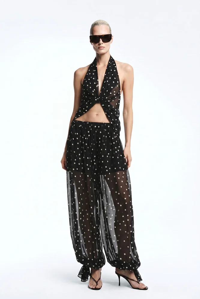 Adela Georgette Silk Top