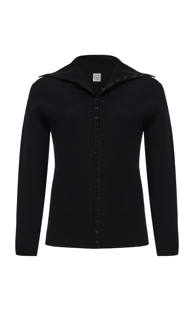 Knit Polo Cardigan