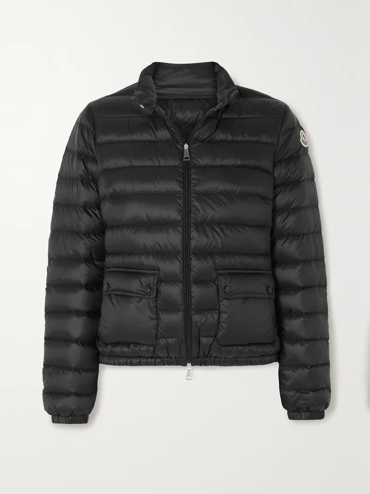 Lans quilted padded shell down jacket