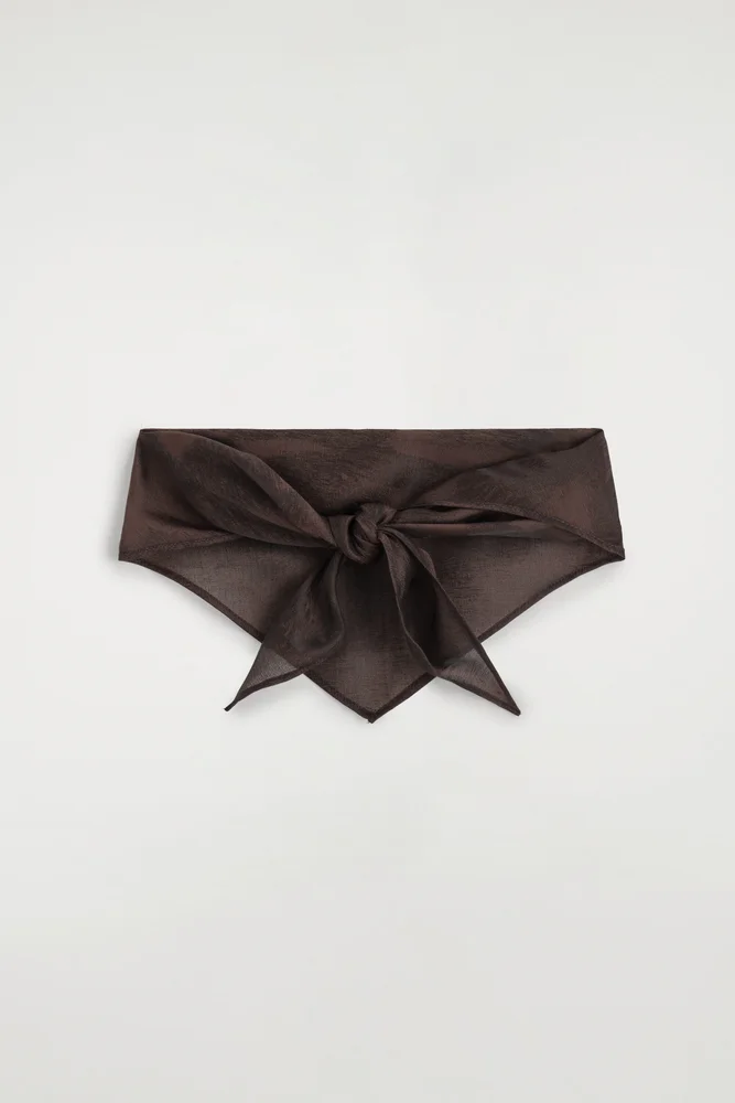 Animal-jacquard Neck Scarf