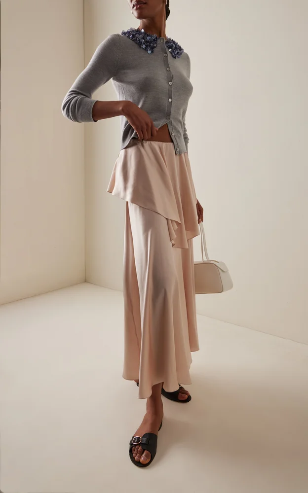 Anna Embellished Wool Cardigan
