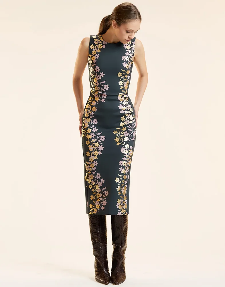 Sleeveless Bonded Dress