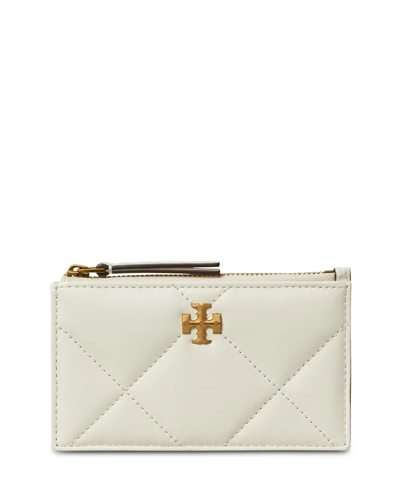 Kira Diamond Quilt Zip Card Case