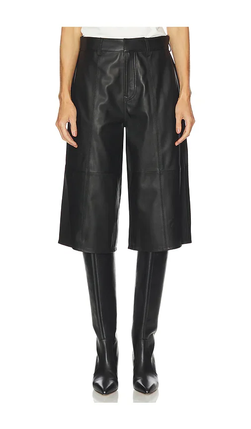 Foster Leather Culotte GRLFRND