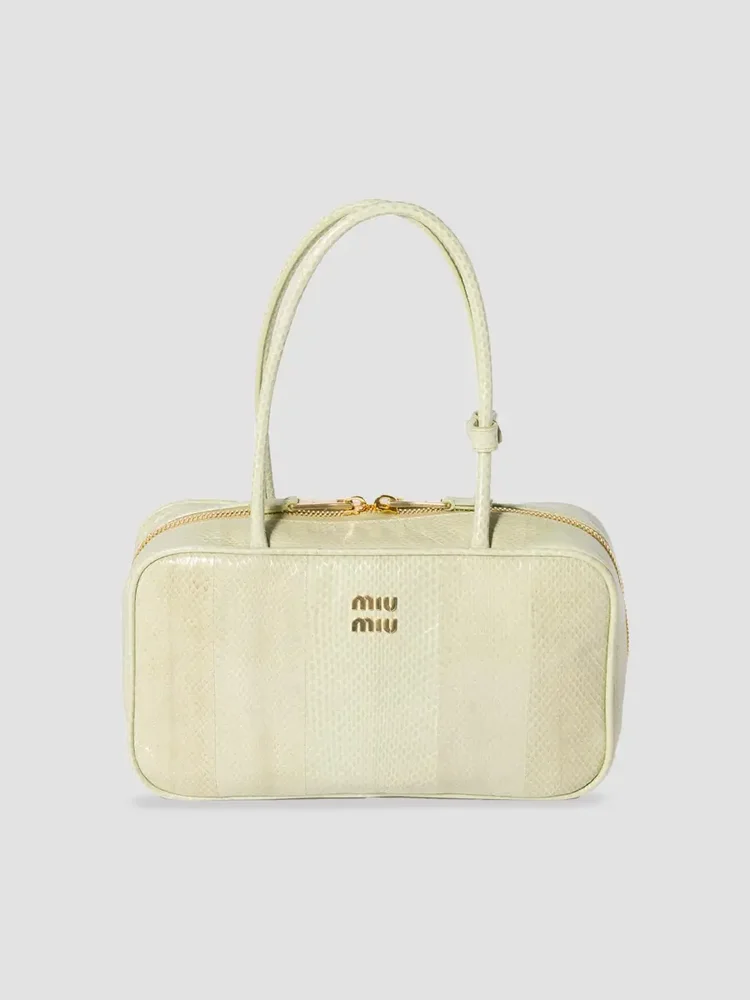 Beau Ayers Leather Top Handle Bag