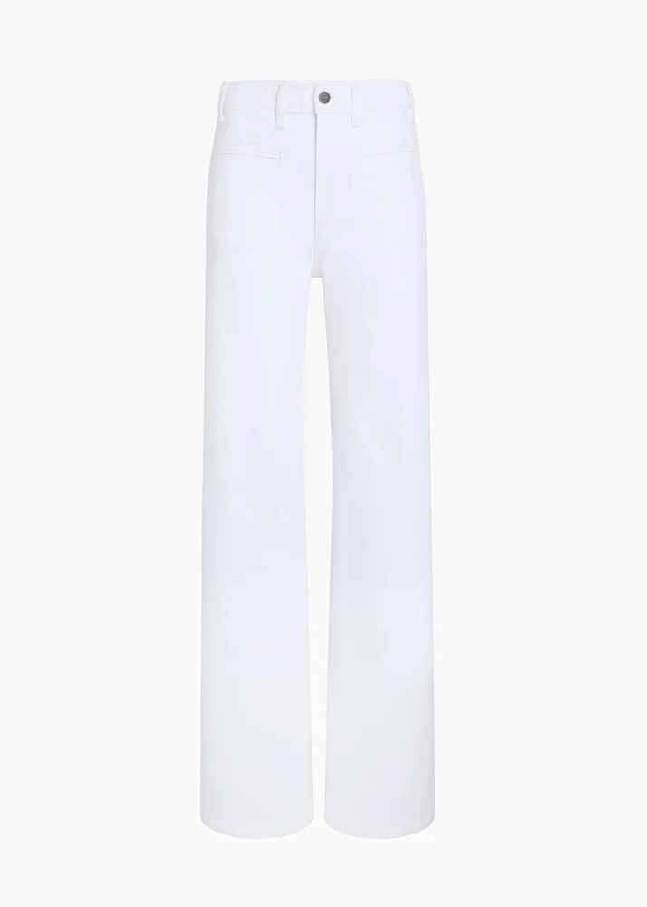 Delmonico Jean in White