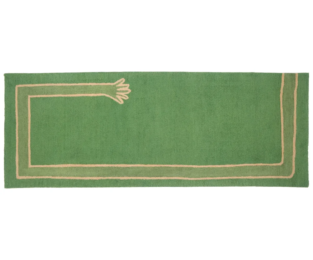 Embrace Runner, Green - Wool / Nylon