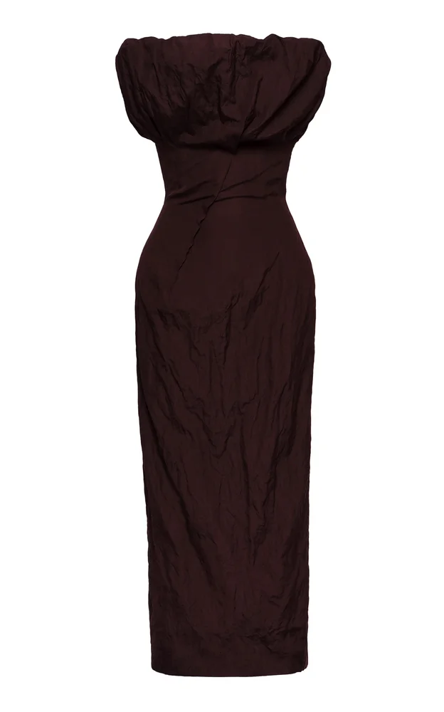 Puffed Cotton Gown