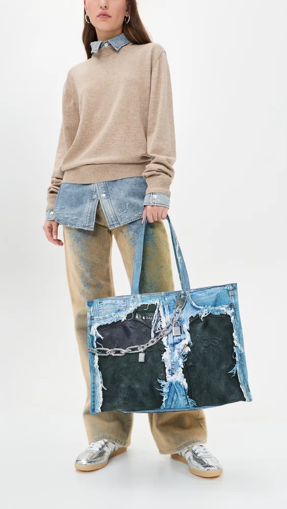 Logo Shoulder Tote Bag