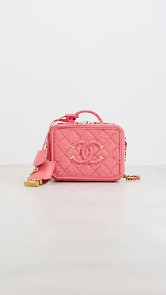 Caviar Filigree Small Vanity Shoulder Bag